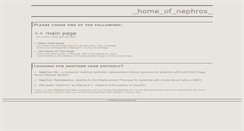 Desktop Screenshot of nephros.sdf-eu.org
