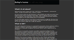 Desktop Screenshot of echy.sdf-eu.org